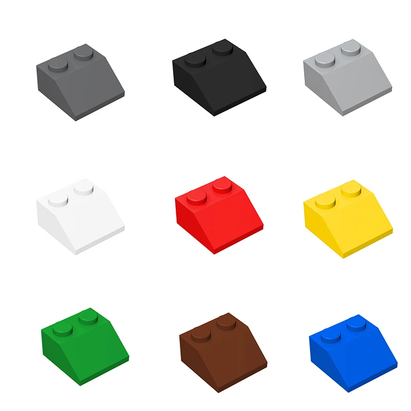 Строительный блок Pinlepai 3039 2x2 45 перевернутый наклон кирпичные блоки крыша плитка