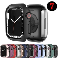 protector bumper cover pc case for apple watch case 41mm 45mm 44mm 40mm 42mm 38mm accessories iwatch series 7 6 se 5 4 3 05
