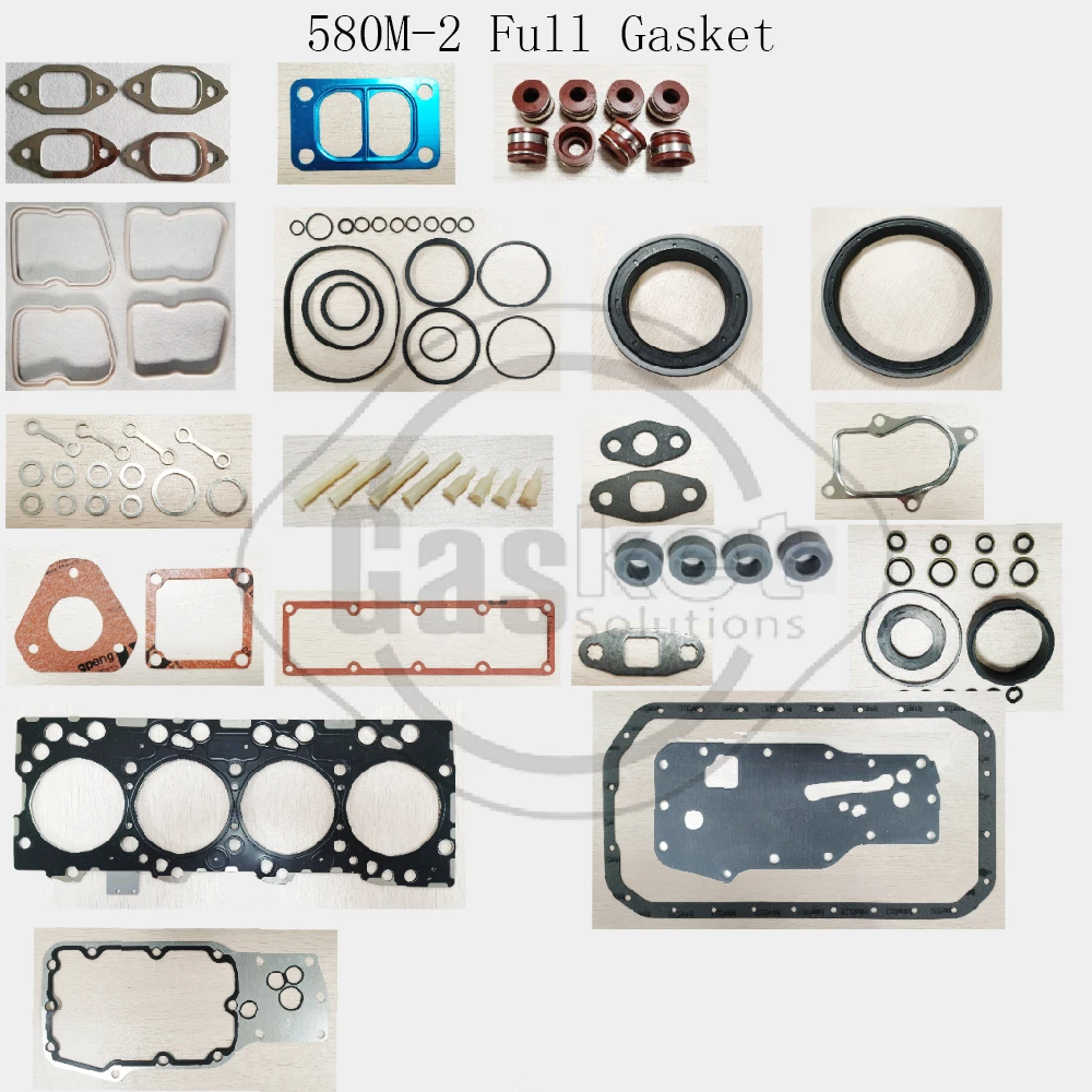 

580M-2 580M-3 Full Gasket Set Head For Cummins Forklift Excavator Machinery Engine