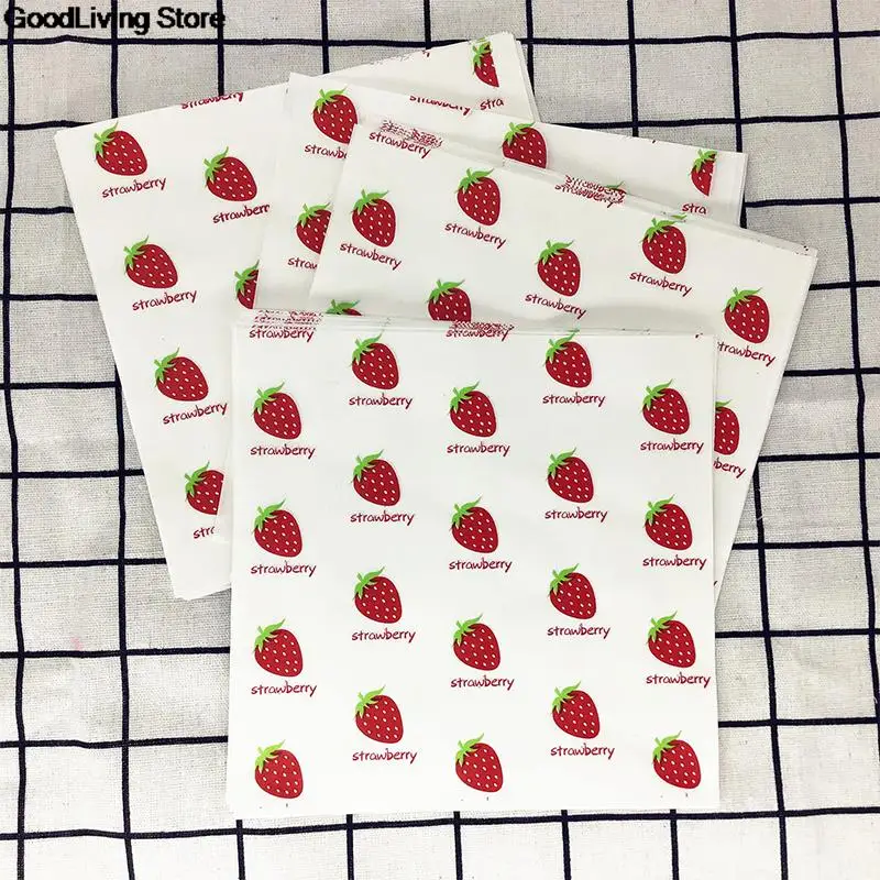 50 листов масляная бумага для упаковки хлеба сэндвичей гамбургеров картофеля фри