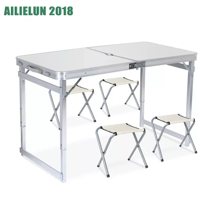 

2023NEW Camping table Picnic table Outdoor Folding Table Chair Camping Aluminium Alloy BBQ Picnic Table Camping Picnic set