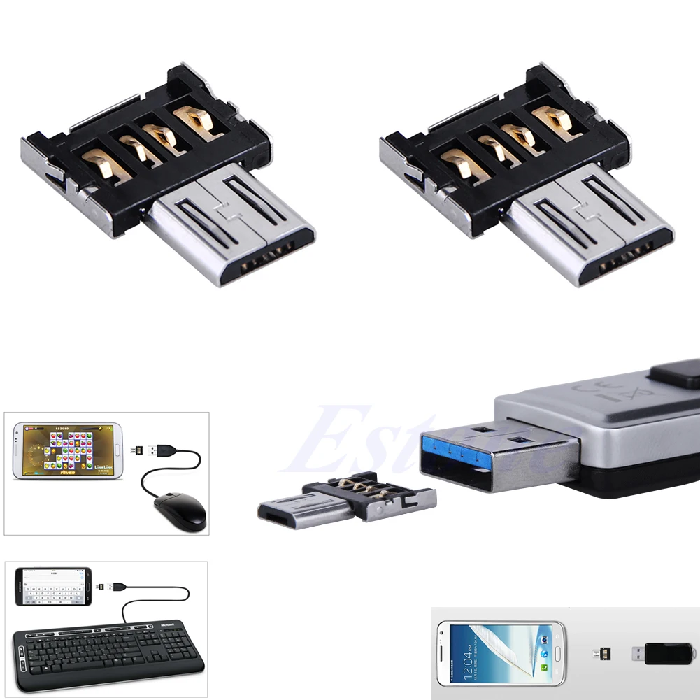 

Converter for Android Phone Portable Micro USB Male to USB Female OTG Adapter