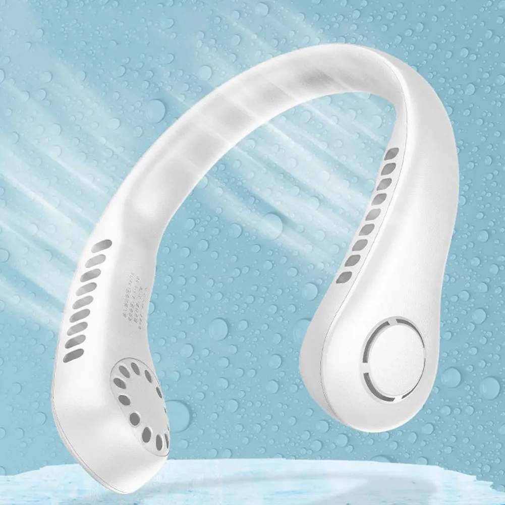 

Portable Neck Fan Electric Fan USB Rechargeable Mini ventilador cooling Wireless Bladeless Neckband Fan for Outdoor Sports
