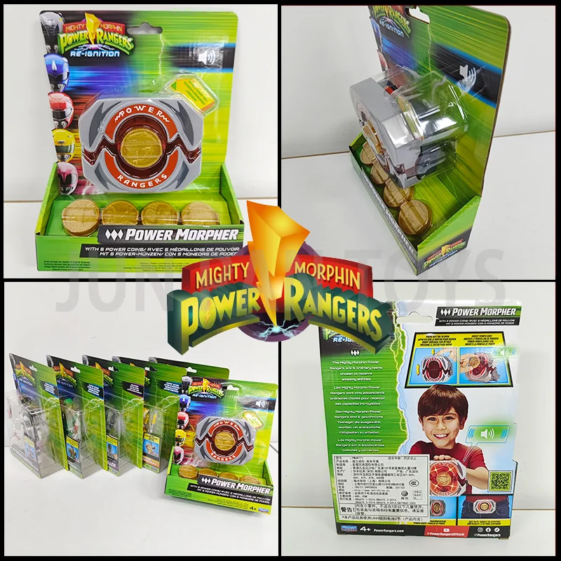 Фото Оригинальная игрушка Playmates Mighty Morphin Power Rangers Re-Ignition Morpher: коллекционная фигурка для ролевых игр, подарок для мальчиков, со светом и звуком №1
