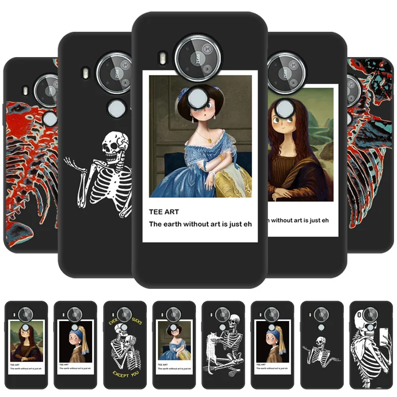 

Silicon For Nokia 9 Case Art Portrait Soft Funda For Nokia 8.3 7.3 7.1 Plus 7 5.4 5.1 4.2 3.4 3.2 2.4 1.4 1.3 Cover Carcasa Back