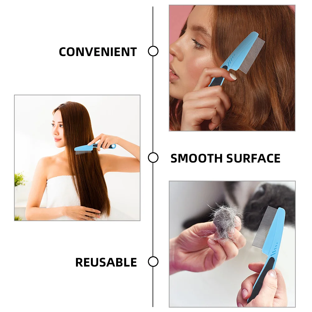 2 шт. щетка для кожи головы удаления перхоти расческа из нержавеющей стали с