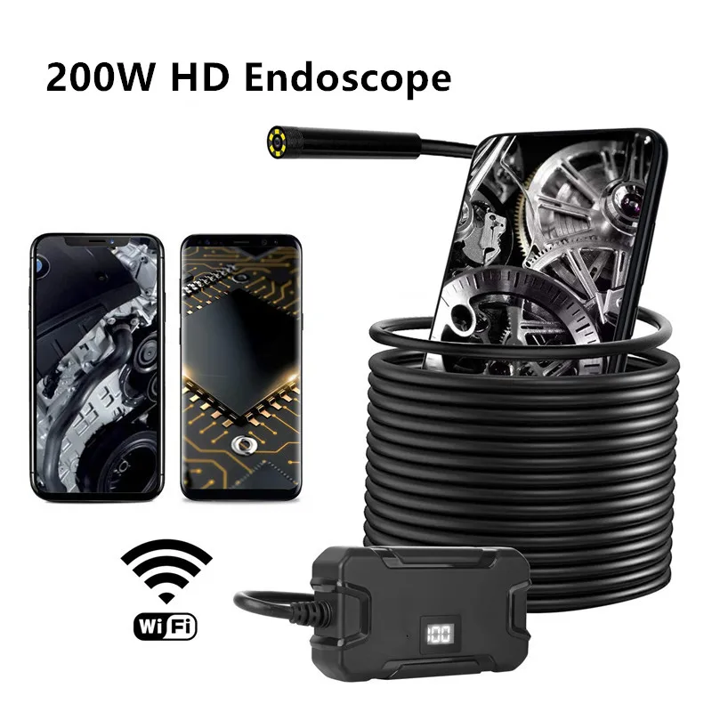 

Wireless Endoscope Camera WiFi 5.5mm HD Waterproof Camera for Android,iOS Smartphone and Tablet Endoscopio for Cars Endoskop