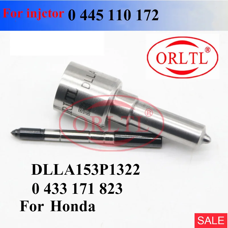 

for Honda 0445110172 0 445 110 172 DLLA153P1322 0 433 171 823 Diesel Injector Nozzle DLLA 153P 1322 0433171823