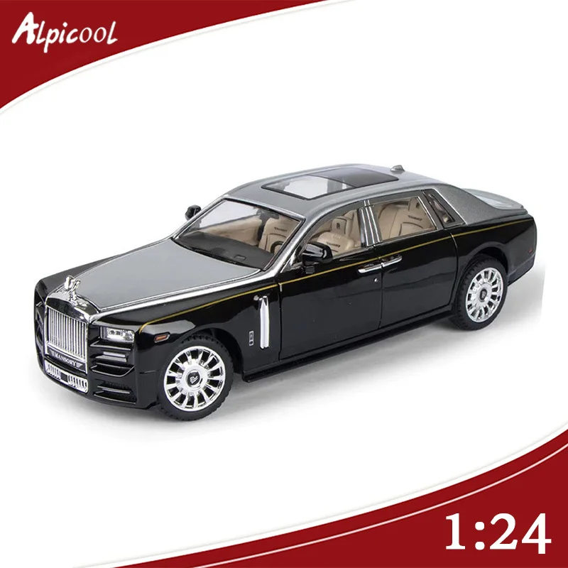 

Hot Simulation 1:24 Rolls Royce Phantom Mesa Sharp Alloy Car Model Six Door Openable Acoustooptic Children's Toy Collection