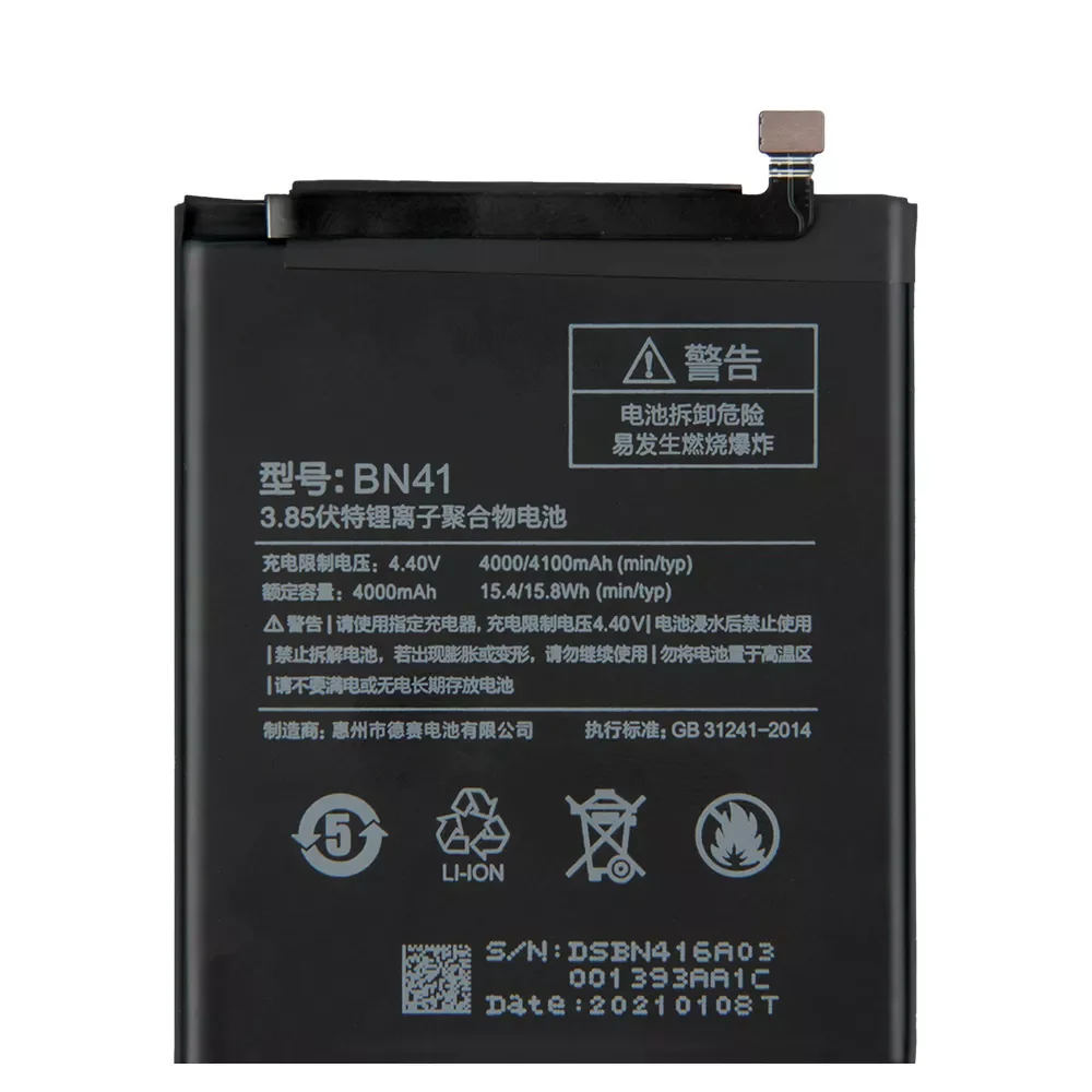 

2023New Replacement Battery BN41 BN43 BM47 For Xiaomi Redmi Note 4 Note4 Pro Note4X MTK Helio X20 Redmi 3 3S Mi5X Note 5 BN31 BN