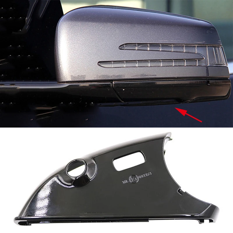 

Auto Side Mirror Bottom Lower Holder for Mercedes-Benz W212 2009-2015 S Class W221 2009-2013 GLK 2012-2015 rearview black paint