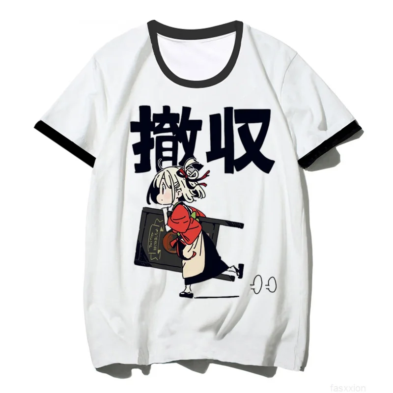 

Lycoris Recoil Tee men funny tshirt man 2000s funny manga clothing