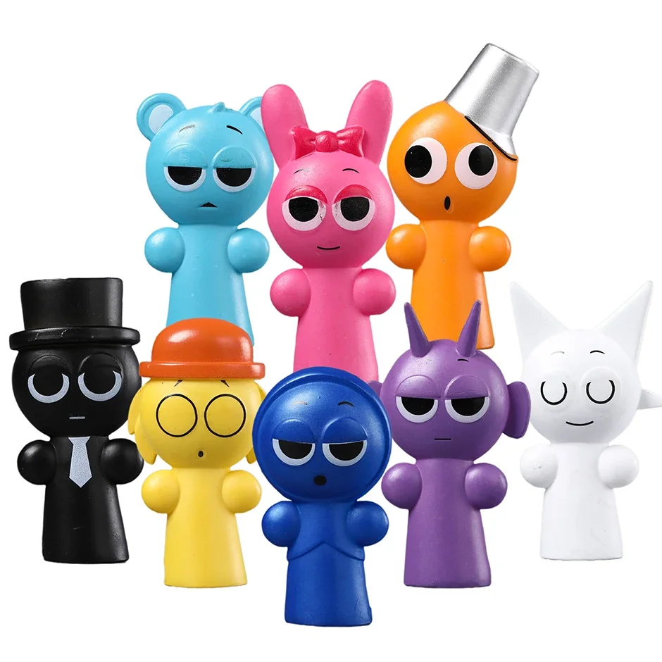 Sprunki Brud Фигурки ПВХ набор из 8 штук