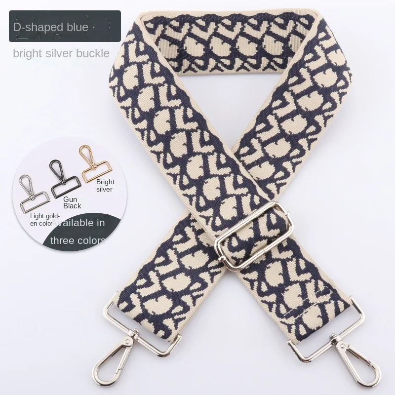 Bag with 5cm women's belt bag with shoulder messenger bag widened shoulder strap bag adjustable and replaceable DIY2022 new