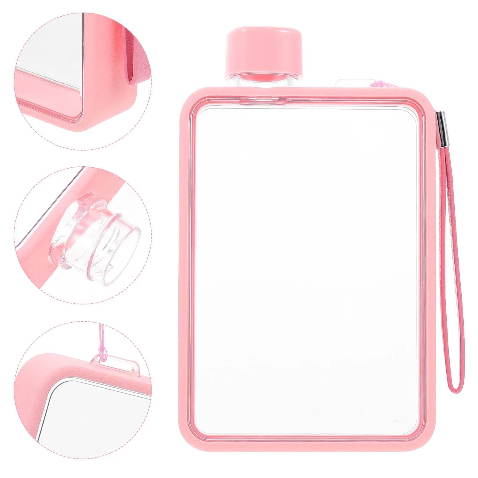 

Waterflataesthetic Travel Cup Jug Professional Fitness Accessory Portable A5 Reusable Campingoutdoor Container Drink Running