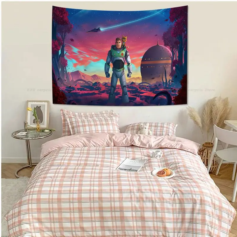 Настенный яркий гобелен с изображением истории игрушек Диснея недорогой