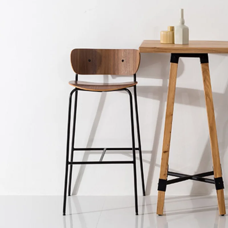 Акцентные обеденные стулья скандинавская роскошная стойка балкон барный стул