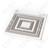 new diagonal stitched squares metal cutting dies for diy scrapbooking crafts stencils maker photo album template handmade