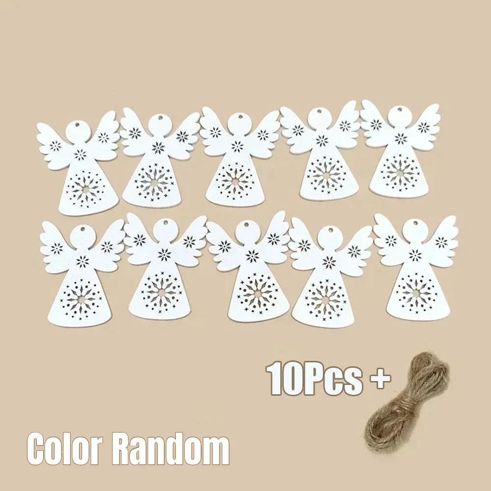 

Деревянные фигурки ангелов для рождественской елки