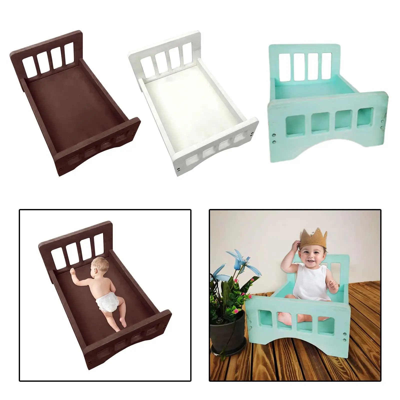

Newborn Accessories Crib Posing Baby Photography Studio Props
