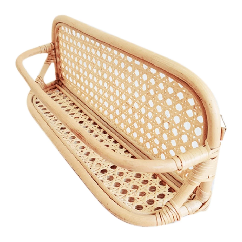 

Настенные крючки из ротанга, органайзер для детской одежды, стеллаж для одежды, шляпы, подвесной крючок, настенное хранилище из ротанга