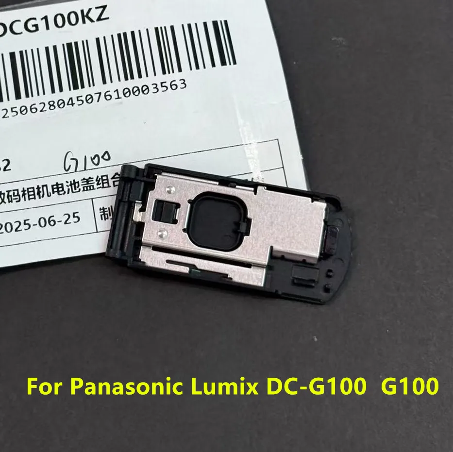 Фото Новые оригинальные запасные части для Panasonic Lumix DC-G100 G100, дверца отсека для аккумулятора, крышка отсека для аккумулятора, черная дверца отсека для аккумулятора G100 №2