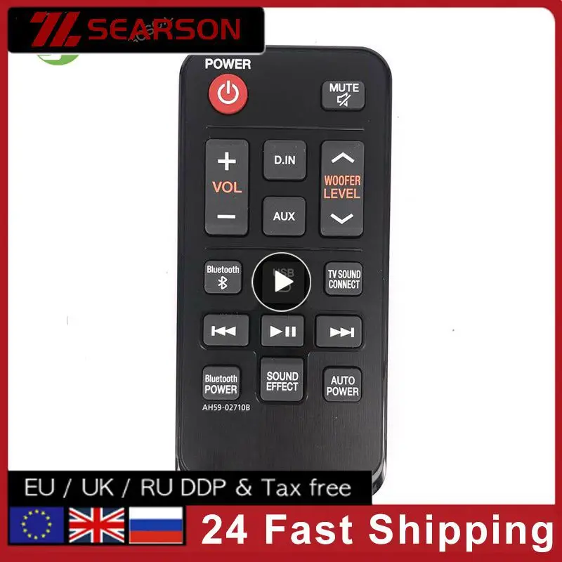 1~10PCS Audio Sound Bar AH59-02710B remote control Replacement for Samsung HW-J250 HW-JM25 ECHO Soundbar Remote Controller Black