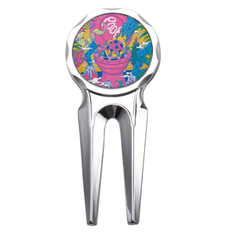 

Portable Golf Divot Repair Golf Ball Tool Pitch Groove Cleaner Golf Accessories