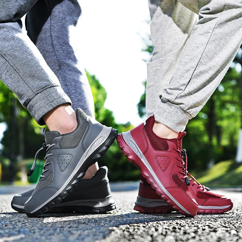 Модная повседневная обувь для пары Мужские кроссовки на плоской подошве со