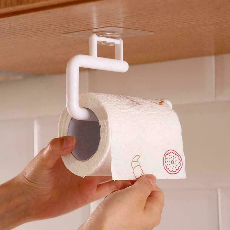 

Bathroom Hanging Toilet Paper Holder Roll Paper Holder Bathroom Towel Rack Stand Kitchen Stand Paper Rack Home Storage Racks