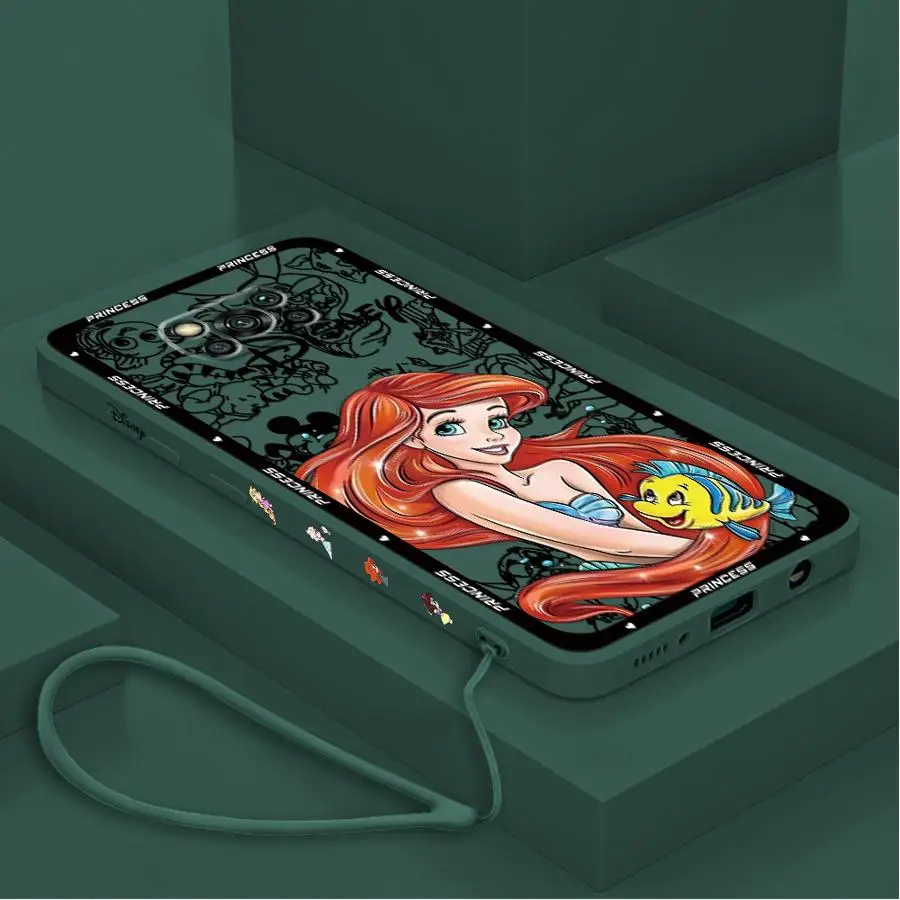 Чехол для телефона Disney Princess Xiaomi Mi 11 Lite12T 10T 11T Pro 13 pro Poco X3 F4 F5 X4 X5 nfc Soft TPU