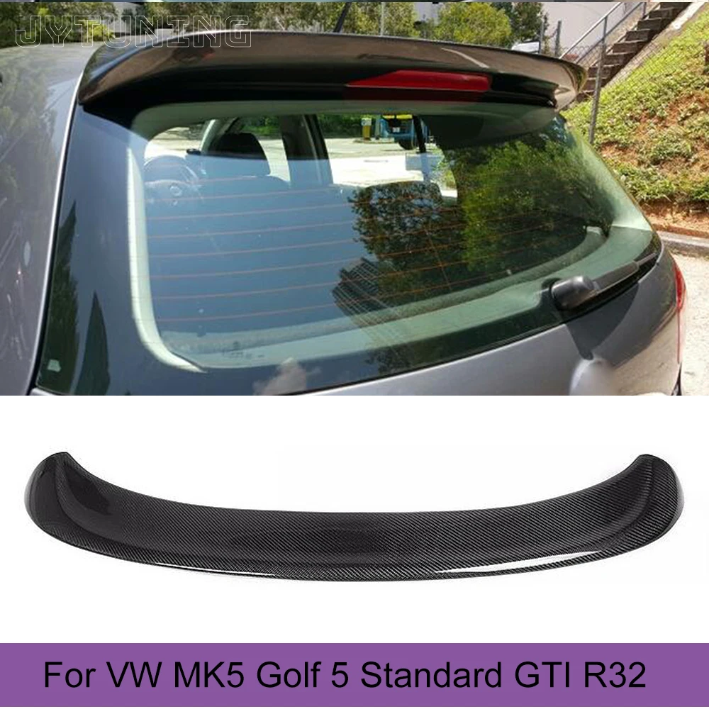

Спойлер задний на крышу из углеродного волокна/ФАП, подходит для Volkswagen VW Golf 5 Standard R32 GTI MK5 2006 - 2009