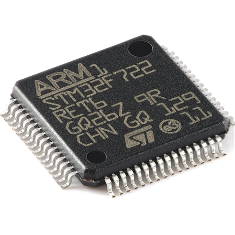 

10 pcs Original authentic STM32F722RET6 LQFP-64 ARM Cortex-M7 32-bit microcontroller -MCU