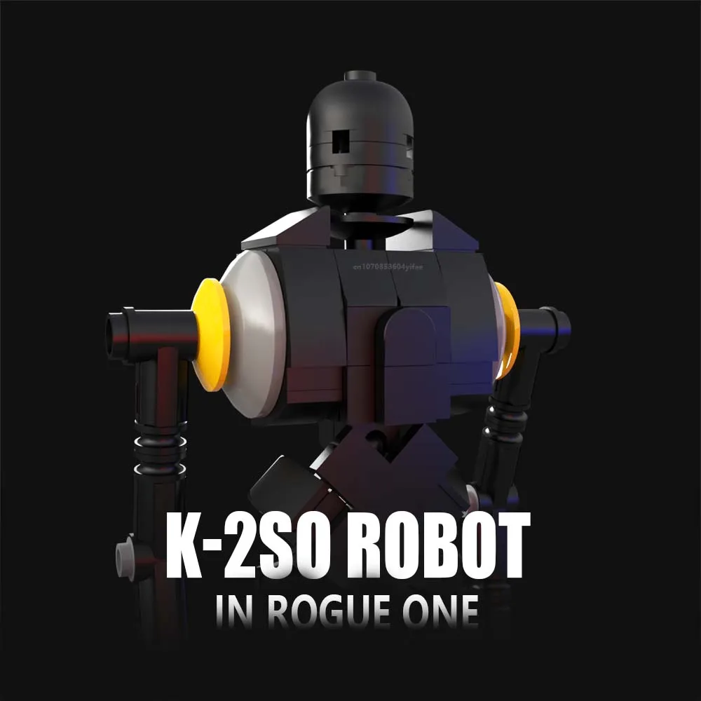 

141pcs Toys for Boys K-2SOA Micro Building Blocks Robot Children Long Black Legs Educational Star Wars Action Figure Gift Toy