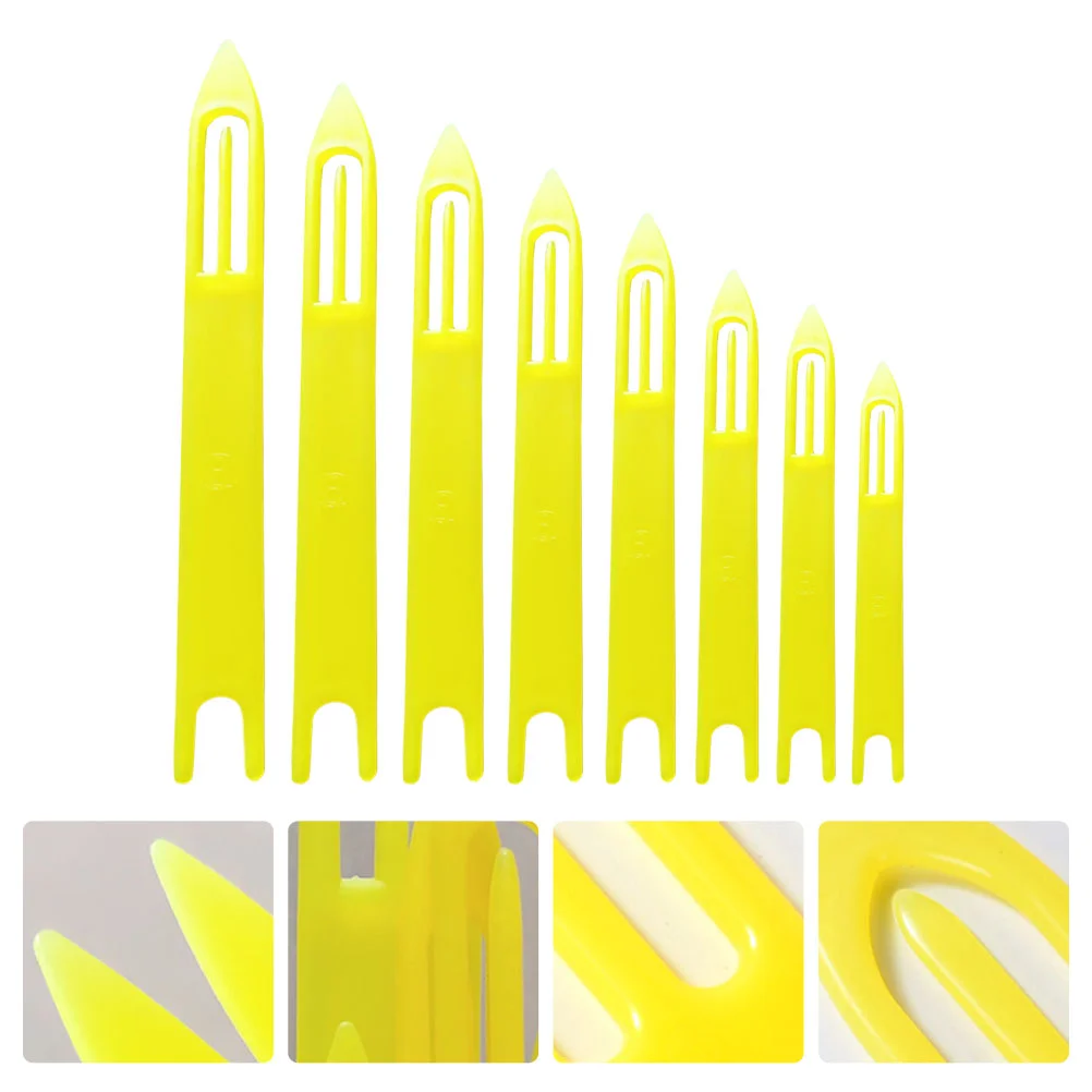 

Shuttle Net Fishing Line Needle Weaving Toolshuttles Repair Repairing Fish Fishnet Mending Crochet Netting Stringing Stick Loom