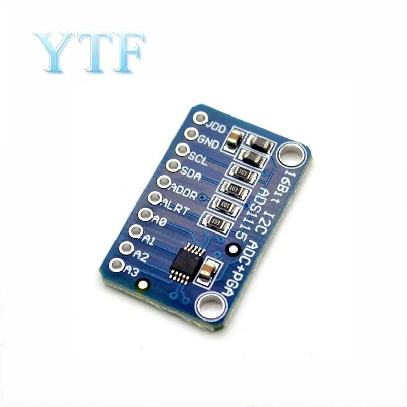 I2C ADS1115 16-битный прецизионный аналогово-цифровой преобразователь ADC 4-канальный