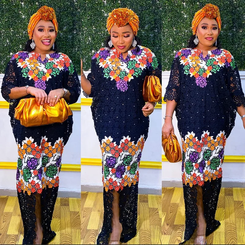 Африканские женщины Дашики Алмазная абайя мусульманские стильные длинные