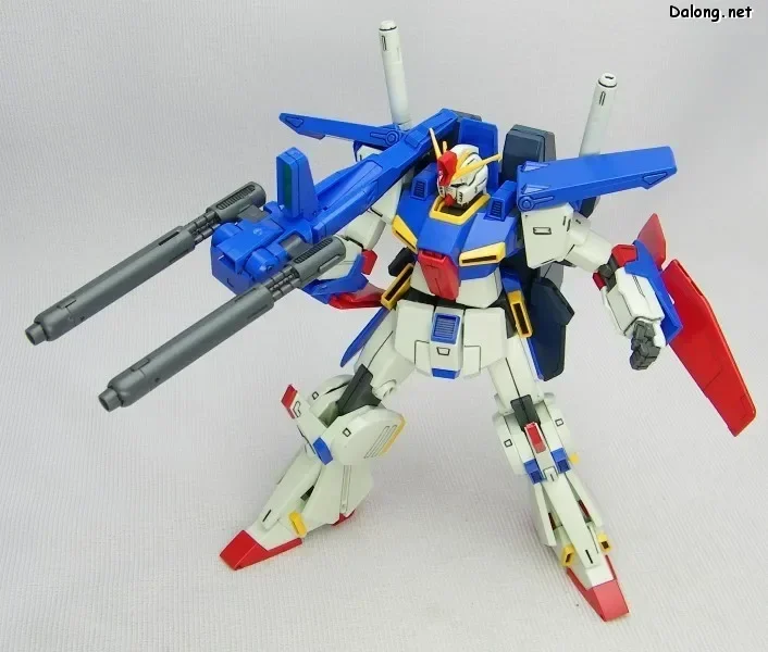 Фото Gundam BANDAI HGUC 1/144 MSZ-010 ZZ пластиковые игрушечные фигурки аниме подарок в сборе модель механический оригинальный продукт №4