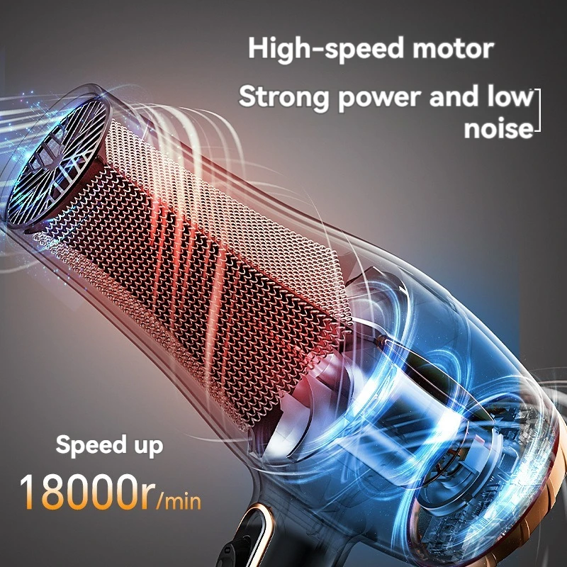 Мощный фен мощностью 2300 Вт для домашней парикмахерской высокая мощность ветра