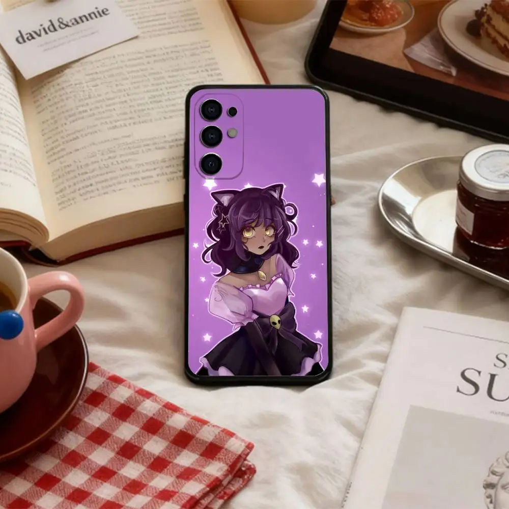 Чехол для телефона A-Aphmau Meow Anime Cats для Samsung S 25,24,23,22,30,21,10,9,Ultra,Plus,Lite,FE,4,5 G, мягкий черный чехол (art.: 3920da0bee88c) - 3920da0bee88c
