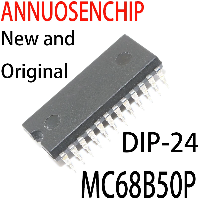 

10PCS New and Original 68B50 DIP-24 MC68B50P
