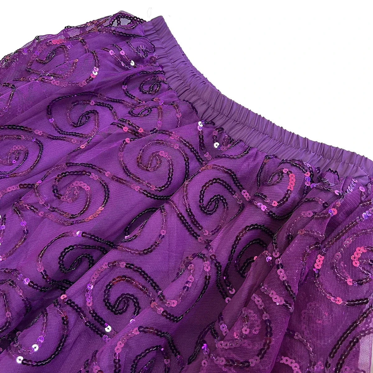 Женская длинная юбка для танца живота юбка-макси с разрезом сбоку и блестками