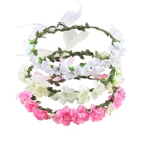 lightweight flower crown for women wedding headband dress up festival bridesmaid