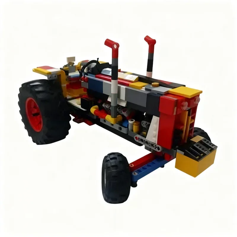 Фото Набор для сборки модели трактора International Harvester (749 деталей) MOC: креативный конструктор для декора дома и подарков №1