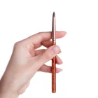 Профессиональные кисти для макияжа D18 ручной работы, мягкий карандаш из красной беличьей шерсти, кисть для растушевки теней, Кисть для макияжа с ручкой из сандалового дерева