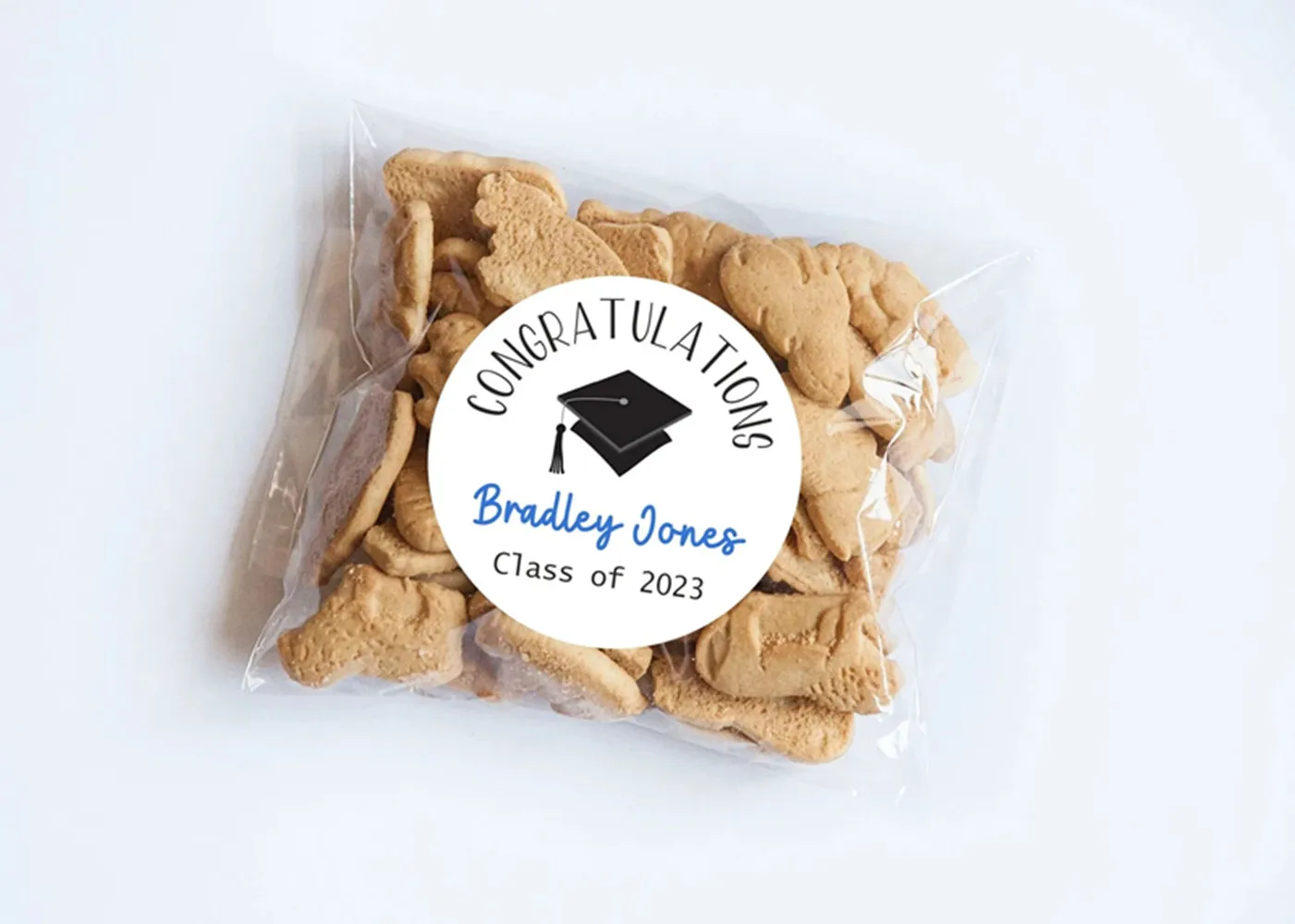 25PCS Graduation Theme Stickers, Class of 2023, Cookie Stickers, Custom Stickers, Thank You Stickers, Graduation Theme Bags