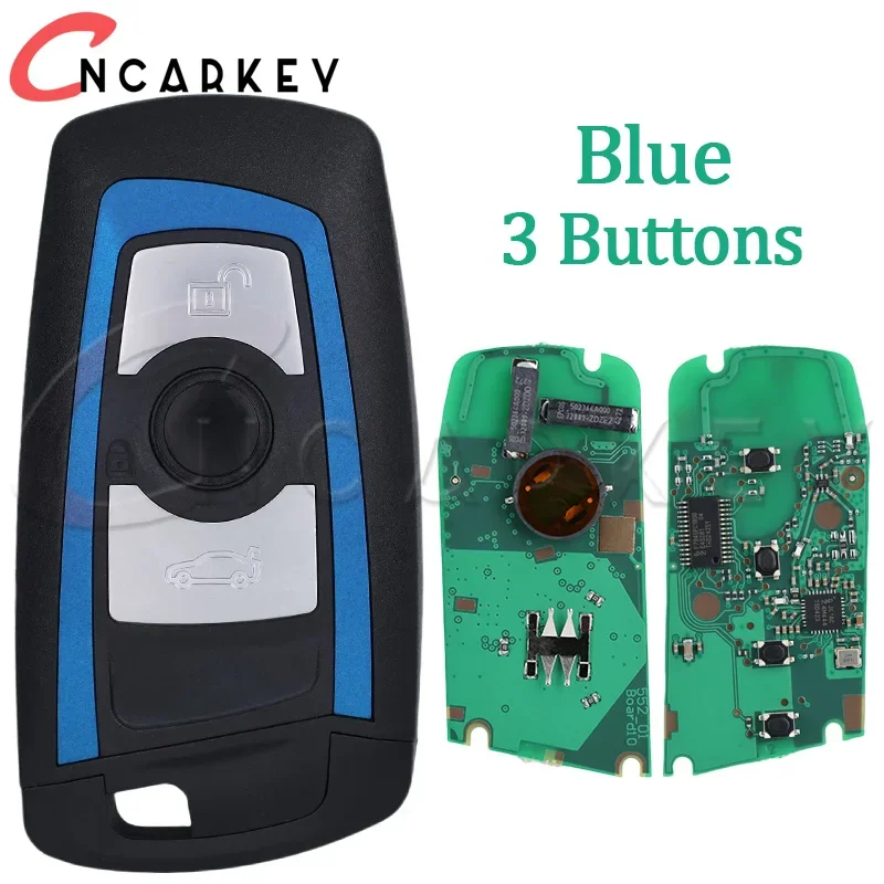 

Умный автомобильный ключ с дистанционным управлением для BMW CAS4 CAS4 + F FEM BDC 3 5 7 серии X3 X5 F10 F30 F20 ID49 315/434/868 МГц Бесконтактная карта Брелок с логотипом