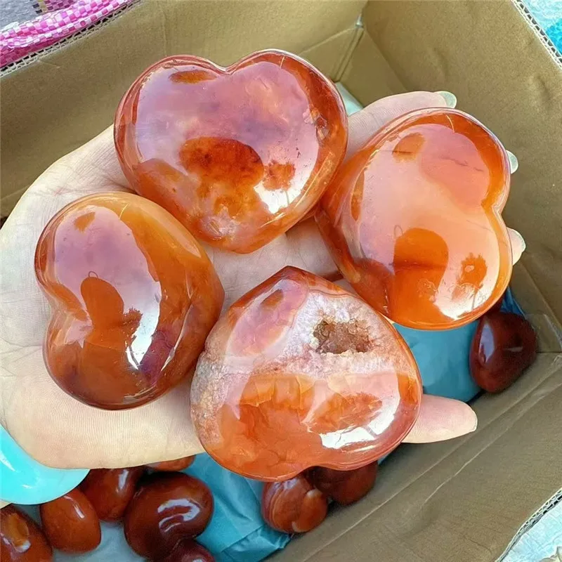 

WEI HONG Красный агат для украшения дома