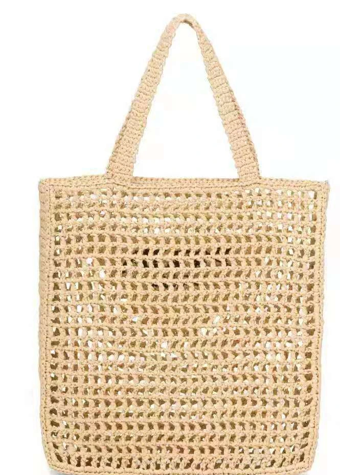

2022 European and American Fashion Home Hollow Handbag Beach Bag