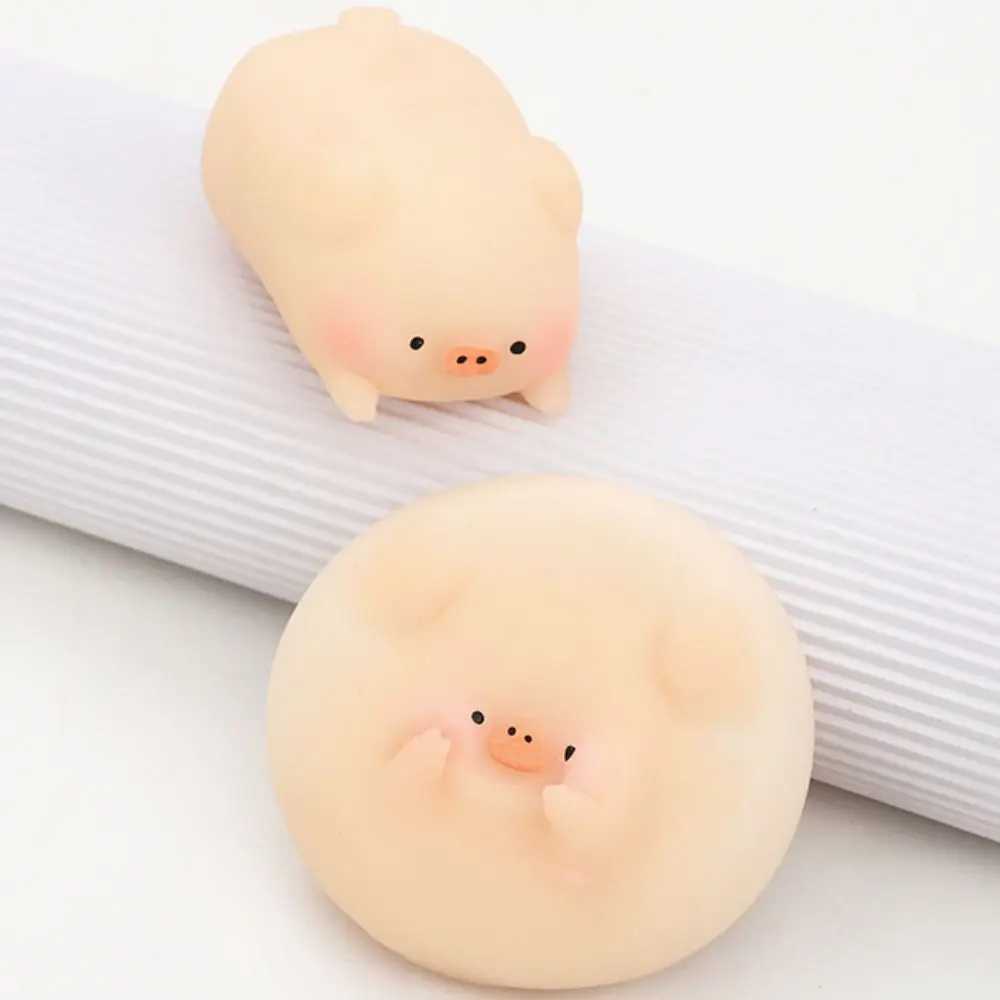 Kawaii мультяшная свинья сенсорная игрушка эластичная игрушка-свинья TPR